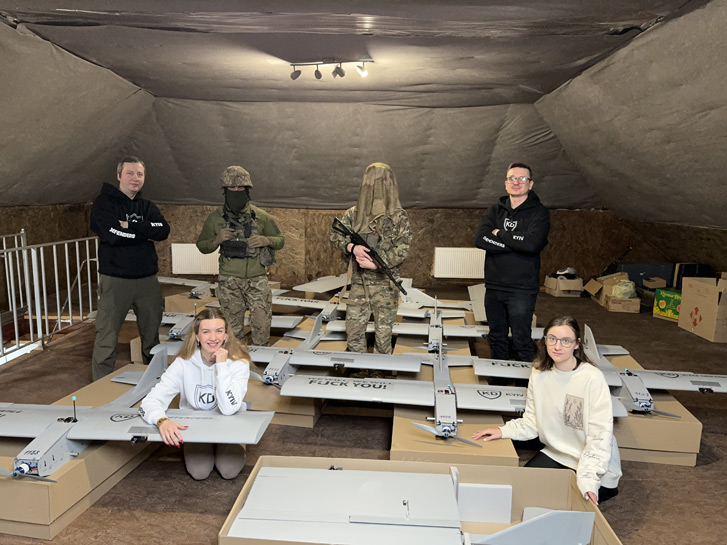 Ударні дрони «Darts» для ГУР 2.0: спільний проєкт Kyiv Defenders і uStudio