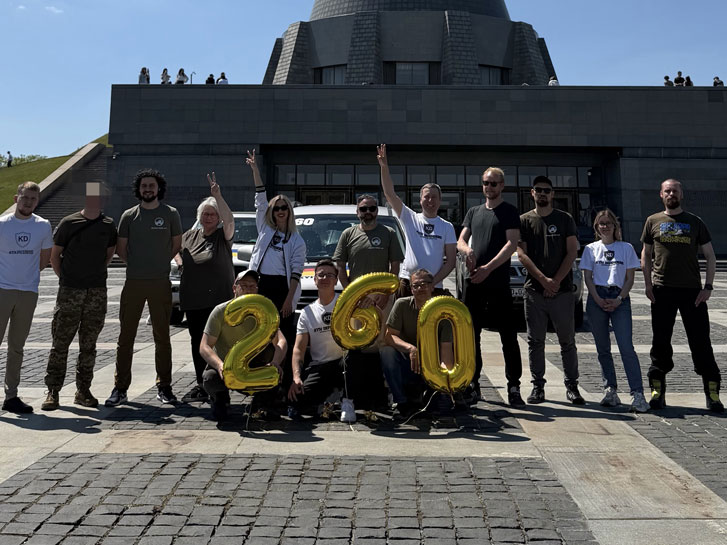 260 автівок в рамках проєкту #KDтачки