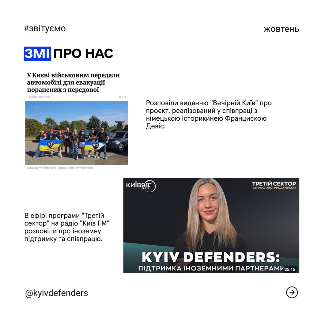 Звітуємо за жовтень 2024 3